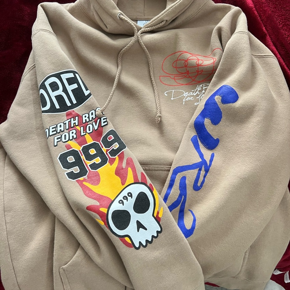 Juice WRLD Tan Hoodie